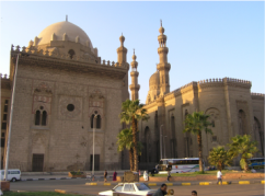 The mosque-madrasa (school) of Sultan Hassan AND El Rifaie mosque