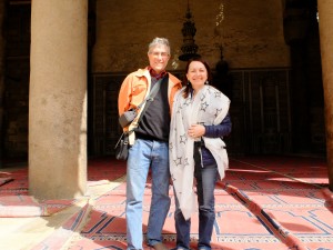 Eric&Francoise a la citadelle de Saladin