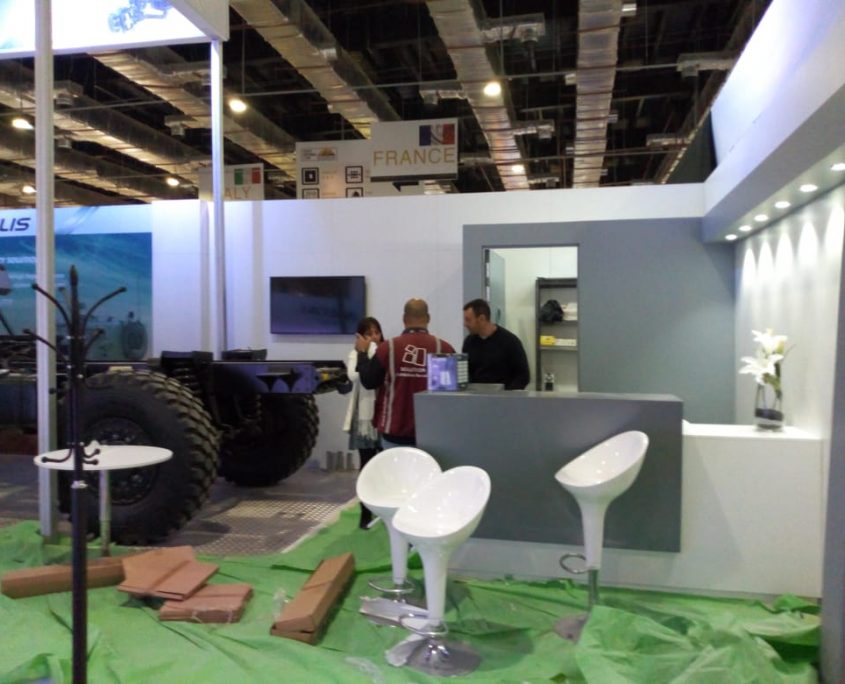 Simultaneous interpreter at the Egypt Defence Expo EDEX
