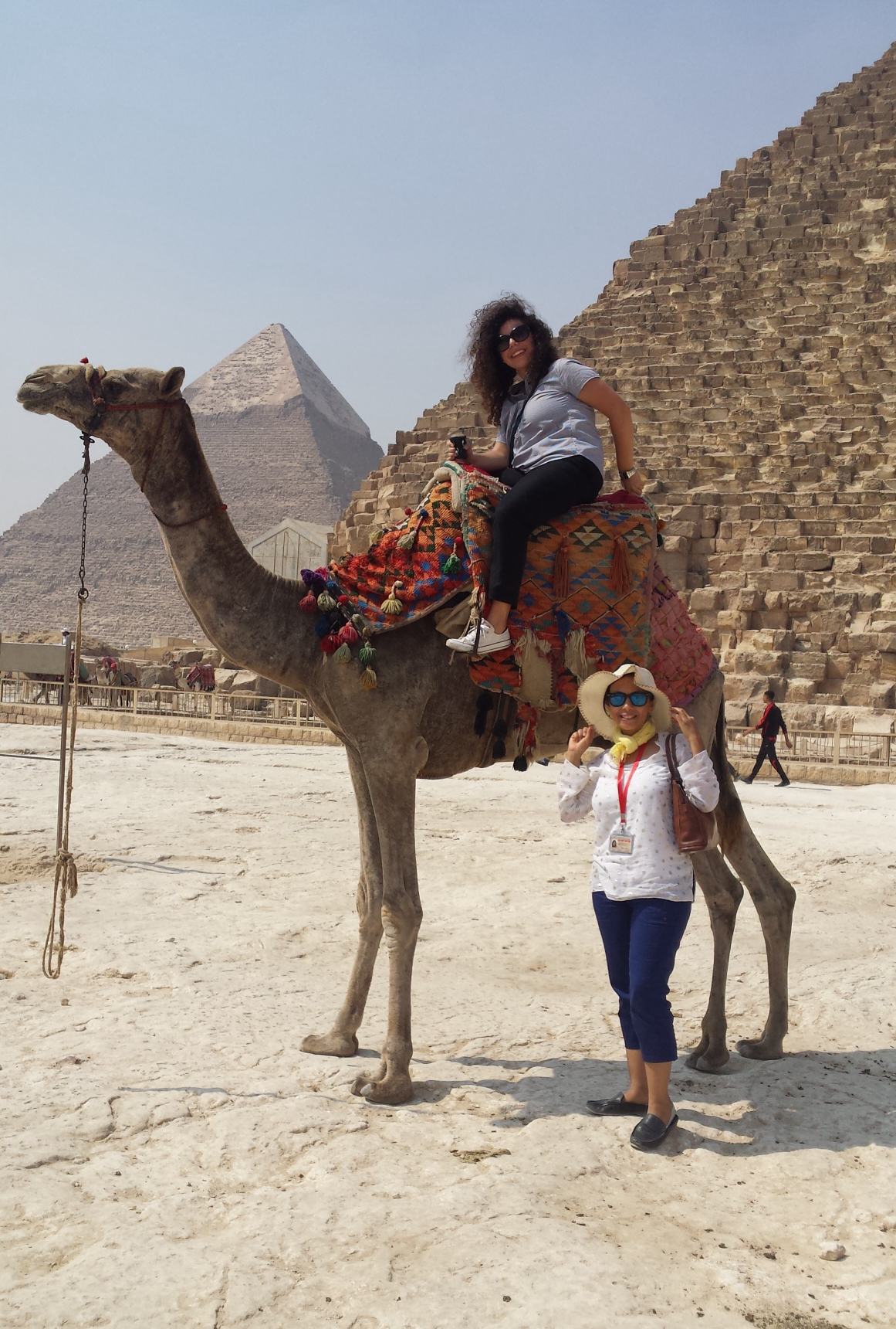 camel ride with a trusted camel driver