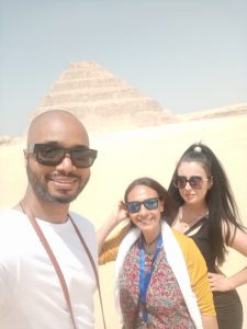 The pyramid of Zoser at Saqqara